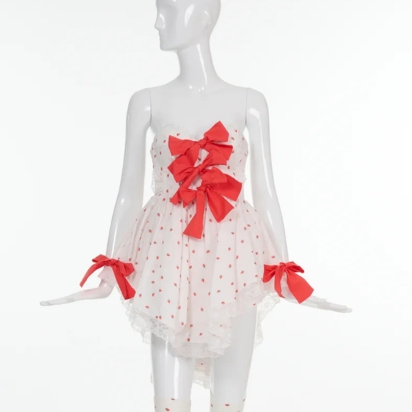 Selkie La Fraise Cake Shop Dress W/Shrug - Picture 14 of 16